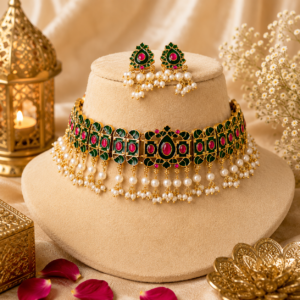 Royal heritage multi choker set