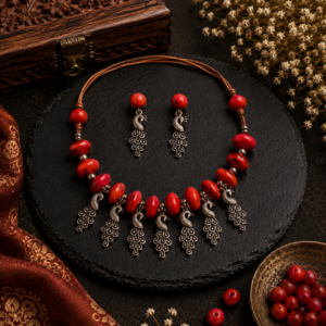 Nostagic manjadi peacock motif