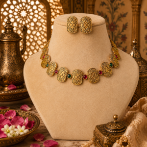 Mughal inspired statement necklace set