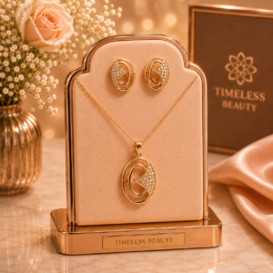 Rose gold elegance set