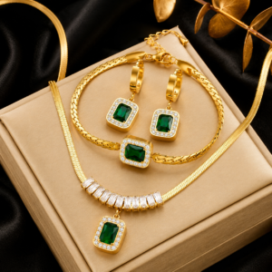 Emerald luxe set