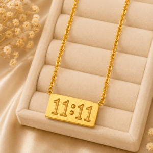 Angel 11.11 gold necklace