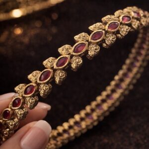 Regal ruby bangle