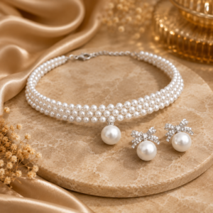 Pearl choker set