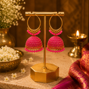 Rani pink speckle Jumka
