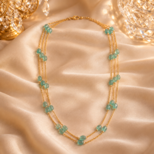 Turquoise layered necklace