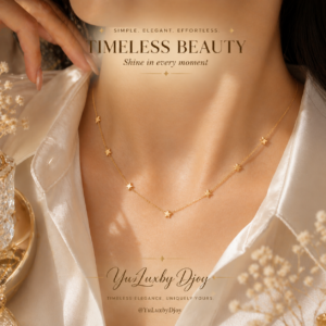 Dainty star necklace