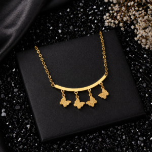 Butterfly display necklace