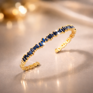 Deep sapphire bracelet