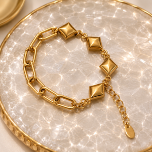 3D squares bracelet