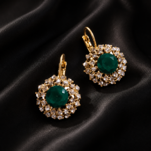 Green embellishment hoops