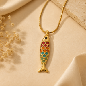 Fishing freaks necklace