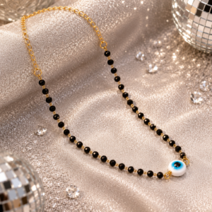 Mangalsutra evil eye necklace