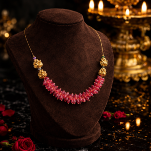 Pink gunguru necklace