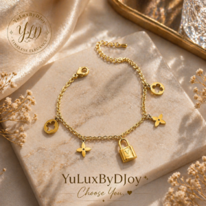 Louis Vuitton charm chain bracelet