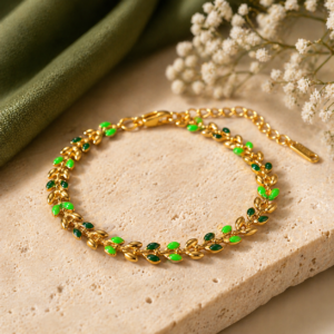 Green Leaf bracelet