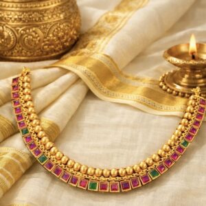 Ruby emerald symmetry choker
