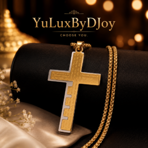 Psalms 91 cross pendant necklace