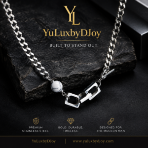 Mens link chain necklace